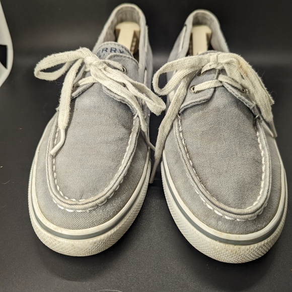 SPERRY Women's boat shoes grey lace-ups size 9M - Picture 2 of 11